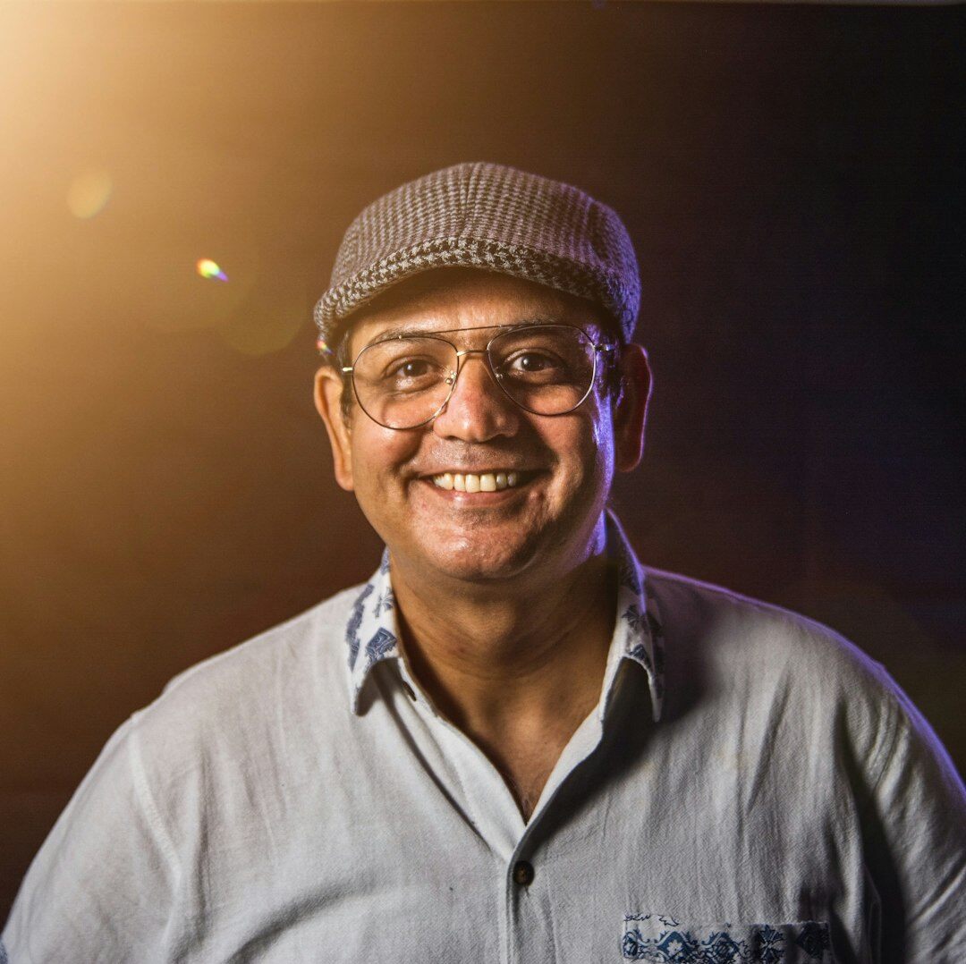 Professional man researcher portrait